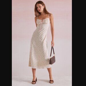 PacSun Beverly and Beck Daisy Floral Tie Front Midi Dress Sz. M NWT